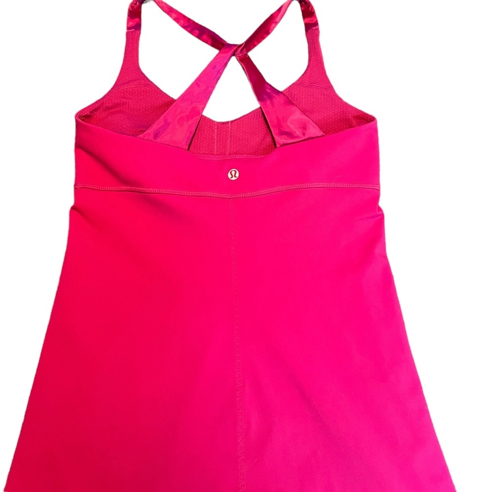 Lululemon Practice Daily Workout Tank Top in Raspberry Women's Size 8 - Picture 5 of 8